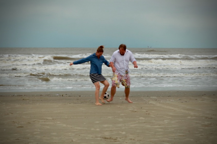 Fig. 3 — The Matt Kick Heard Round the World, milliseconds before impact.